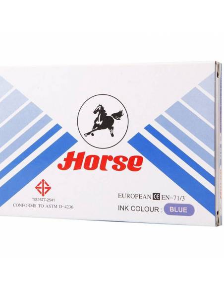 Tampón de tinta azul  Base 10