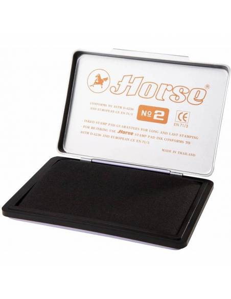 Tampón de tinta negro  Base 10