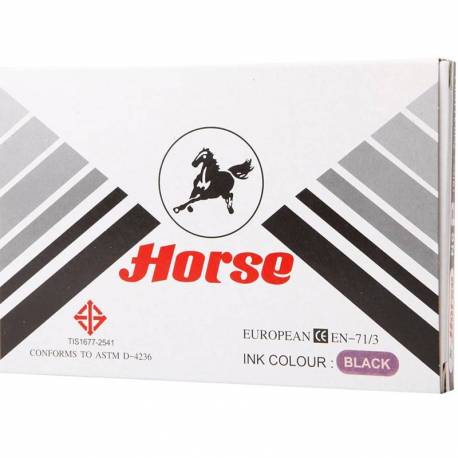Tampón de tinta negro  Base 10