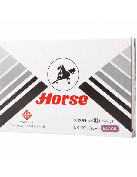 Tampón de tinta negro  Base 10