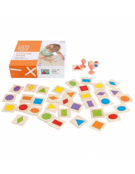 Stick the shape - Formas y Colores Toys for life Educativos