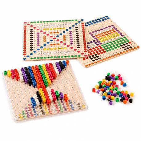 Build with beads - Construye con cuentas de colores Toys for life Construcciones