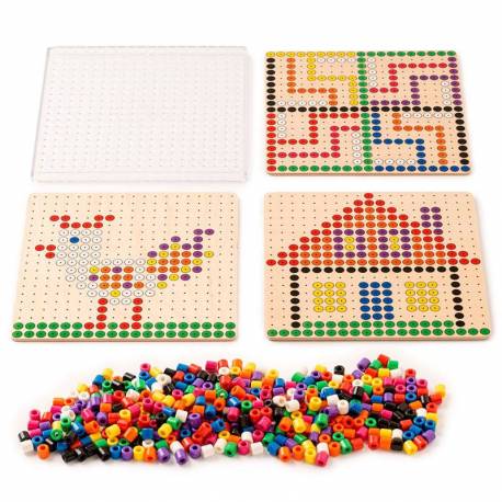 Build with beads - Construye con cuentas de colores Toys for life Construcciones