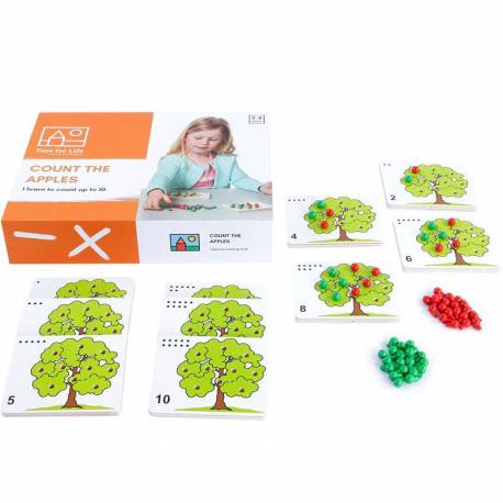 Count the apples - Cuenta Manzanas Toys for life Aprender a Contar