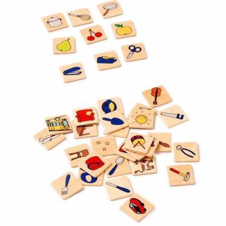 Match three - Relaciona fichas Toys for life Lenguaje