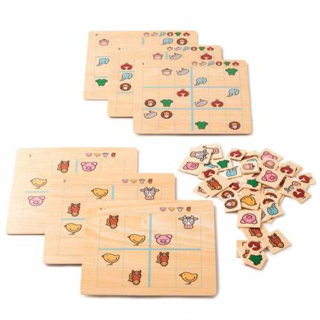 Animal logic - Sudoku de animales Toys for life Razonamiento lógico 2