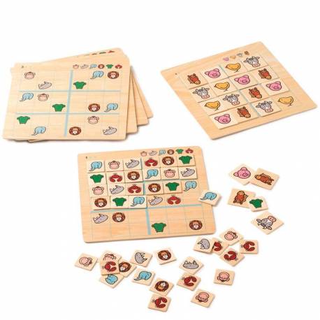 Animal logic - Sudoku de animales Toys for life Razonamiento lógico
