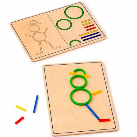 Rings and sticks - Crea figuras de colores Toys for life Toys for life