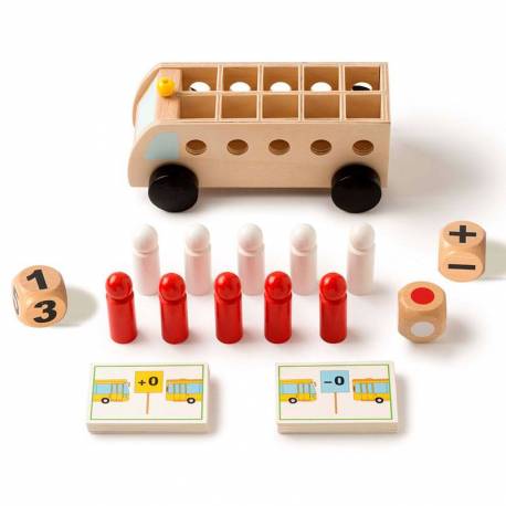 Mathematic bus - Cuentas hasta 10 Toys for life Rekenrek