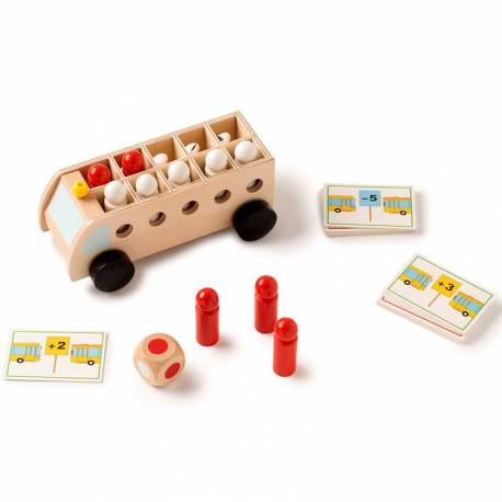 Mathematic bus - Cuentas hasta 10 Toys for life Rekenrek