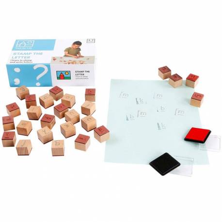 Stamp the letter - Sellos con Letras Toys for life Lenguaje