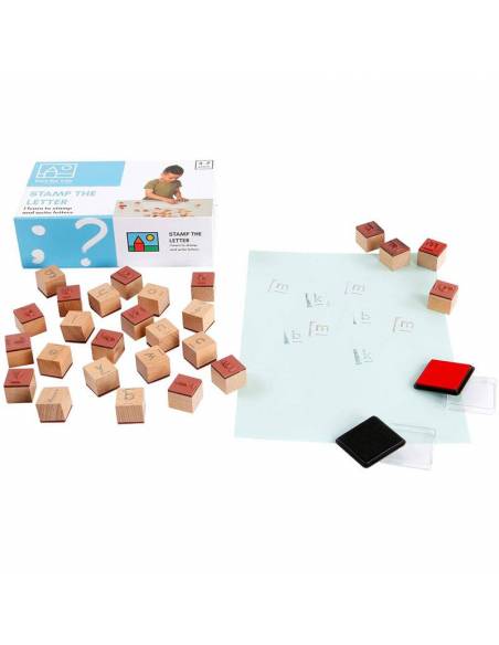 Stamp the letter - Sellos con Letras Toys for life Lenguaje