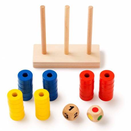 Stack the rings - Apilable de anillos Toys for life Sumar y Restar