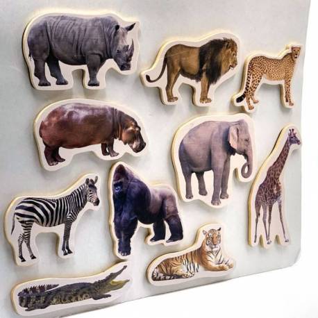 Magneti di bambù - Animali selvatici