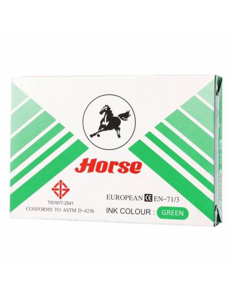 Tampón de tinta verde  Matemáticas