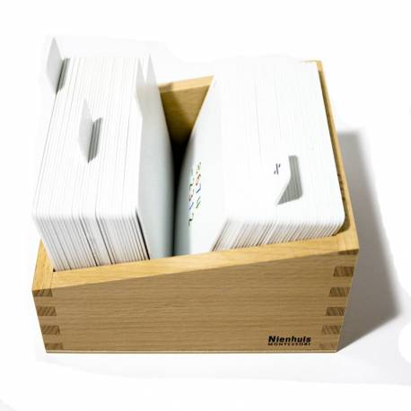 Tarjetas de actividades - Juego de estampas (EN) Nienhuis Tarjetas Montessori