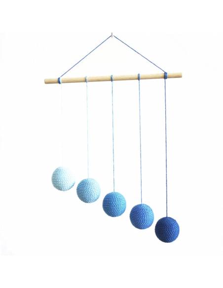 Móvil bebé Gobbi DIY - Azul Montessori para todos Bebés