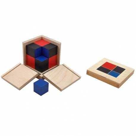 Cubo de Binomio Montessori para todos Sensorial