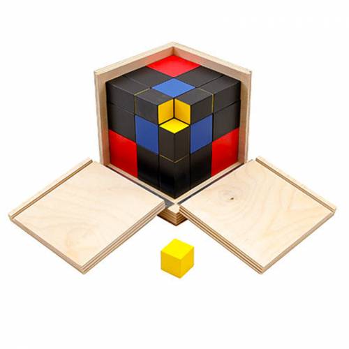 Cubo de Trinomio Montessori para todos Sensorial