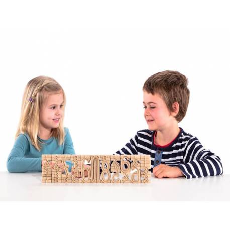 Saco 170 piezas - Torre de Números Wissner Matemáticas