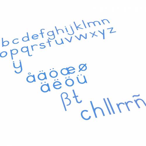 Stampa internazionale Abc - Blu