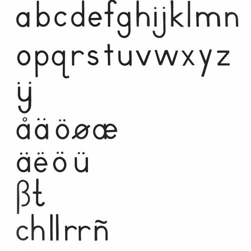 Stampa internazionale Abc - Nero