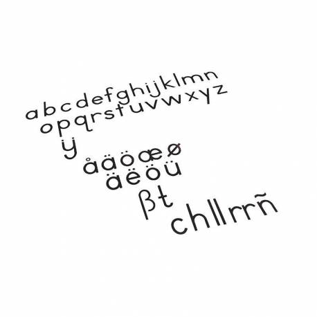 Abc International Print - Black Nienhuis Aprender a leer y escribir