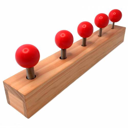 Barra de esferas Montessori para todos Material Montessori