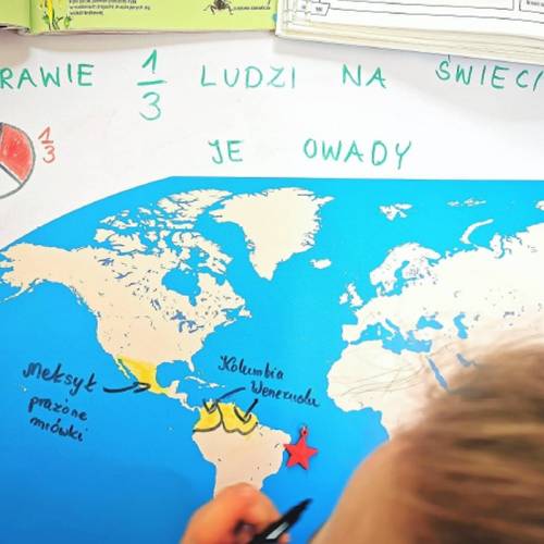 Mappa Terra - Acqua in tela