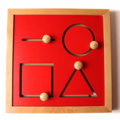 Tablero preescritura - Geométrico Montessori para todos De 1 a 3 años