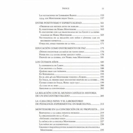 María Montessori, una historia actual  Bibliografía de María Montessori