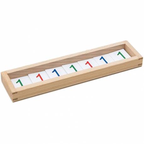 Tarjetas numéricas para material de Jerarquías Gonzagarredi Sistema Decimal