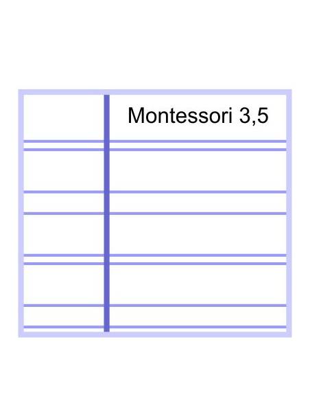 Guida Montessori 3.5 - 32 foglie 70 gr Quarttilla