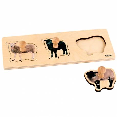 Puzzle Ovejas - Nienhuis Nienhuis Primeros puzzles 2