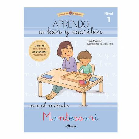 Aprendo a leer con Montessori Vol1 | Serie blanca Montessori  Cuadernos Montessori para niños