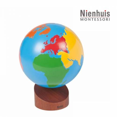 Globo de continentes en color - Nienhuis Nienhuis Geografía