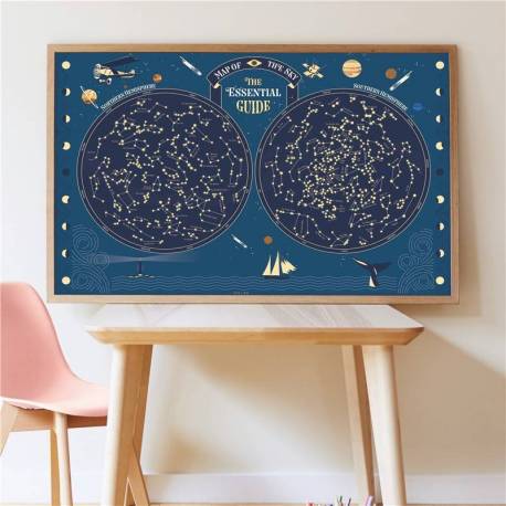 Big adesivi poster - Constellations