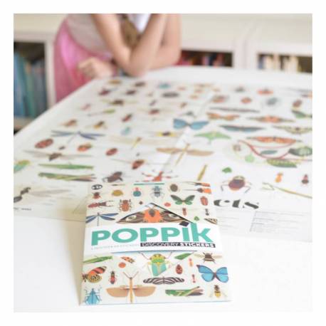 Gran póster de pegatinas - Insectos  Ciencia y medio ambiente