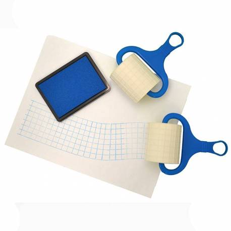 Set di rulli con motivo Cuadriculate