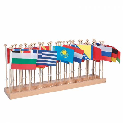 Soporte con Banderas de Europa Nienhuis Continentes y países