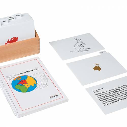 Tarjetas de actividades - Animales del Mundo (EN) Nienhuis Geografía