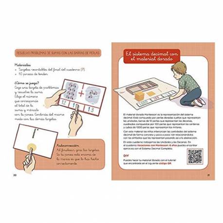 Aprendo y juego en casa con Montessori (5-6 años)  Cuadernos Montessori para niños