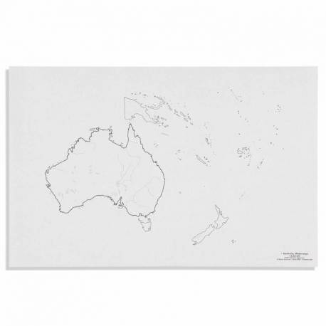 Los ríos de Australia - Pack de 50 Láminas Nienhuis Continentes y países