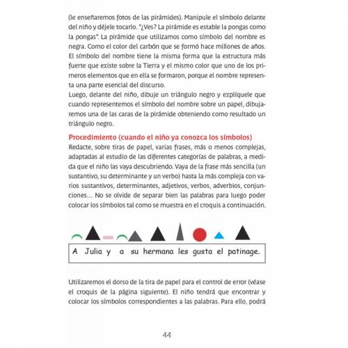 Libro lenguaje Vol2: Gramática y Expresión oral y escrita Montessori Escuela Viva Manuales Montessori