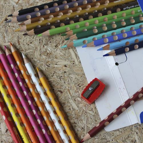 24 Matite in legno triangolare Lyra