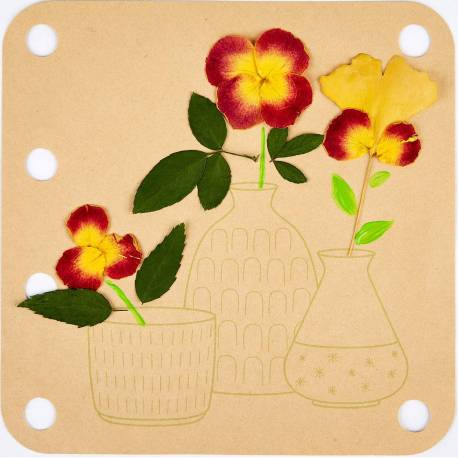 Kit Artístico - Prensador de Flores Hape Toys Manualidades 2