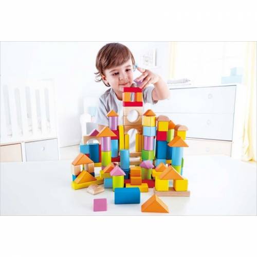 Wonderful Blocks - 101 piezas para construir Hape Toys Construcciones