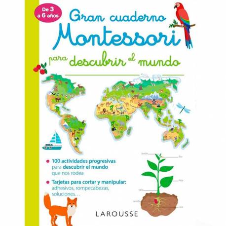 Cuaderno Montessori - Descubrir el Mundo  Cuadernos Montessori para niños