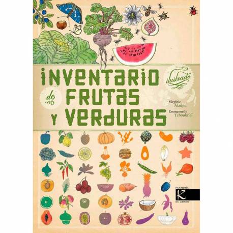 Inventario illustrato da frutta e verdura