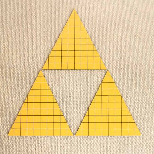 Triangoli gialli per area*